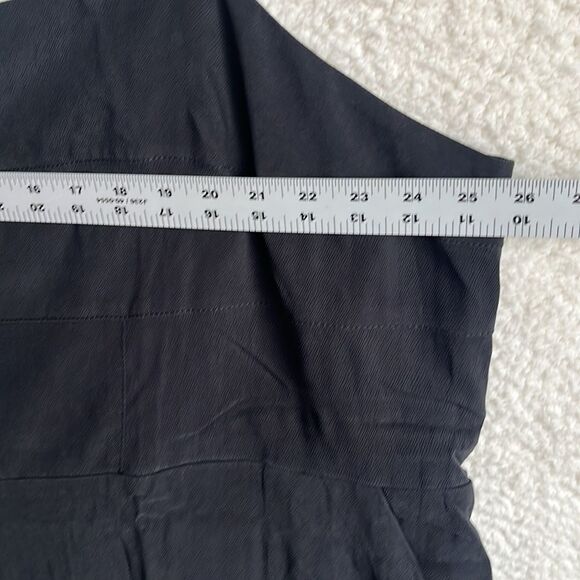 Madewell Plus Square-Neck Wide-Leg Sleeveless Jumpsuit Womens Size 28W Black - Picture 6 of 13